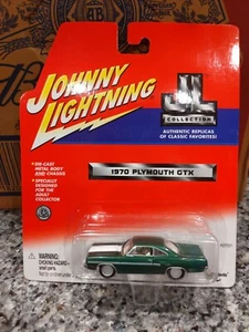 Johnny Lightning White Lightning 1970 Plymouth GTX GREEN JL Collection Rbr Tires - Picture 1 of 5
