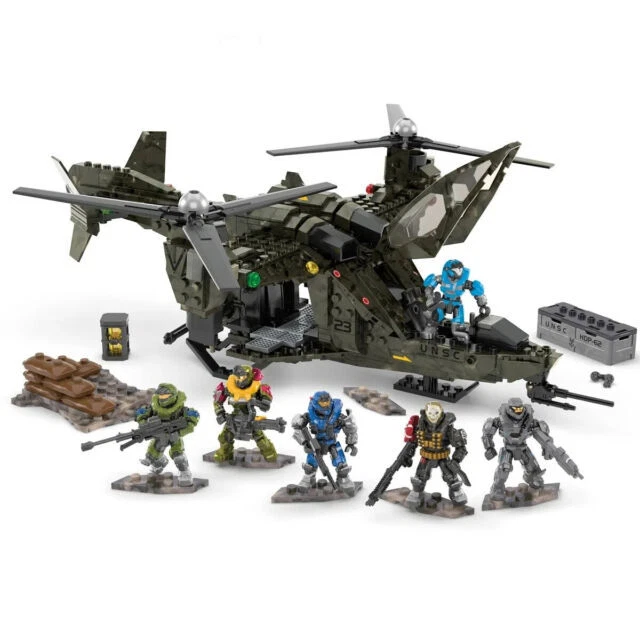 MEGA CONSTRUX HALO UNSC Falcon Sweep Building Set - 748 Pieces (HDP62)