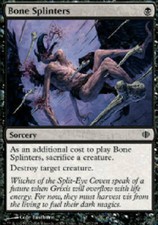 BONE SPLINTERS FOIL Shards of Alara MTG Magic the Gathering Cards DJMagic