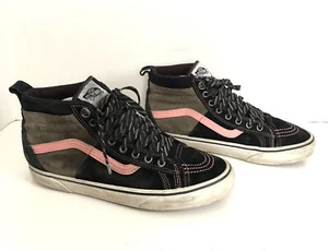VANS Sk8-Hi Unisex HEIQ ECO DRY Leather Shoes SIZE WOMENS 9.5 / MEN'S 8  721356 - Picture 1 of 7