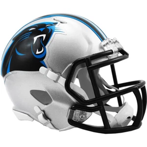 Carolina Panthers Riddell Speed Mini Football Helmet - Picture 1 of 4