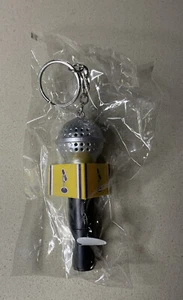 LAKERS chick hearn mini microphone keychain 11/28/22 crypto arena giveaway sga - Picture 1 of 2