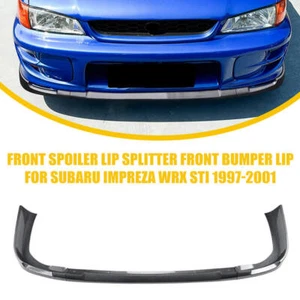 1xFür Subaru Impreza WRX STI 97-01 Frontschürze Lip Splitter Frontstoßstange Lip - Bild 1 von 9