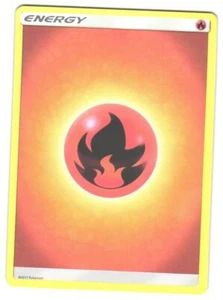 Pokemon SM Base Set Fire Energy (2017 Unnumbered) # LP Common - Picture 1 of 2