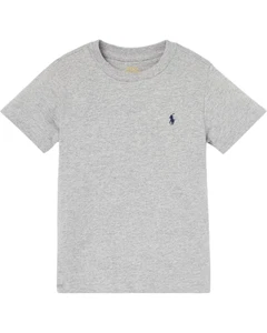 Polo Ralph Lauren GRAY Boy's Short Sleeve Embroidered Pony Jersey T-Shirt, US 5 - Picture 1 of 2