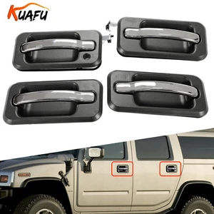 Exterior Door Handle For 2003-2009 Hummer H2 4Pcs Set Front & Rear - Picture 1 of 15