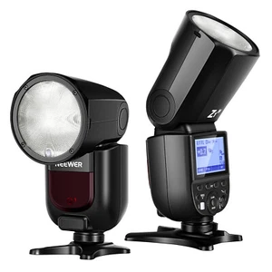 Neewer Z1-C 2.4G Wireless Round Head Flash Speedlite for Canon DSLR Cameras - Picture 1 of 8