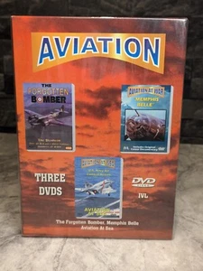 Aviation DVD The Forgotten Bomber Memphis Belle Aviation At Sea 3 DVD Box Set - Picture 1 of 4