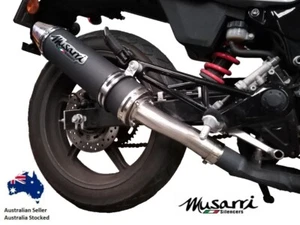 Honda VTR 250 Fi 2009 - 2018 Model Musarri Black slipon Exhaust - Picture 1 of 9