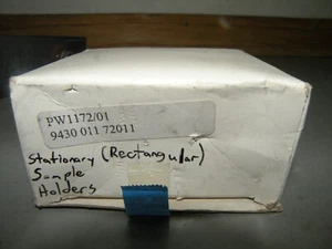 Neu Kiste mit (25) rechteckigen stationären Probenhaltern PW1172/01 - Bild 1 von 5