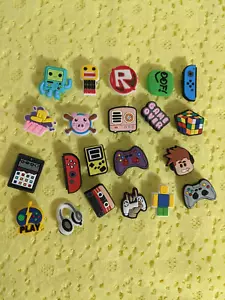 21 PC Different Shoe Charms Decoration Accessories For Shoes NEW gaming theme - Picture 1 of 5