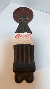 Vintage Coca Cola Cast Iron Door Handle Pull Large 10 1/4" - Picture 1 of 6