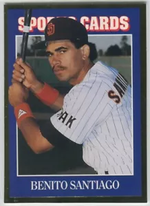 1992 Allan Kaye's Sports Cards News Magazine #85 Benito Santiago S.D. Padres - Foto 1 di 2
