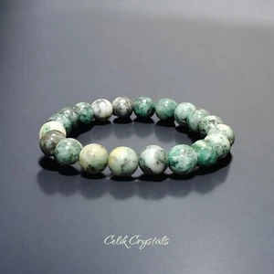 Green Pyrite Bracelet Natural Stones 10mm - Picture 1 of 5