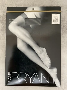 Vintage Lane Bryant Daysheer Strumpfhose schwarz Gr. B unsichtbar verstärkte Spitze NEU - Bild 1 von 2