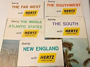 5 HERTZ AUTOVERMIETUNGSHEFTE 1962 - Bild 1 von 4