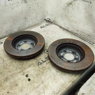 15-23 Mercedes-Benz C300 Rear Left/Right Disc Brake Rotor Pair 000-423-18-12 OEM - Image 1 of 4