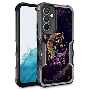 For Samsung Galaxy A23 4G / A23 5G Hybrid Graphic Colorful Armor Case - Picture 1 of 14