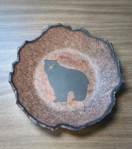 Salsa Stil Kunst Studio Schwarzbär Schüssel 6,5" Handarbeit Phoenix Arizona  - Bild 1 von 6