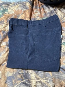 Levis Jeans Uomo 33x34 Navy Velluto a coste Gamba Dritta Pantaloni eleganti Casual - Foto 1 di 15