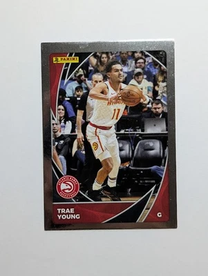 2020-21 Panini Sticker & Card Collection Silver Foil Trae Young #69 - Image 1 of 2