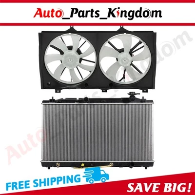 Electric Radiator Cooling Fan Kit For 2009 2008 2009 2010-2014 Toyota Venza 3.5L - Image 1 of 4