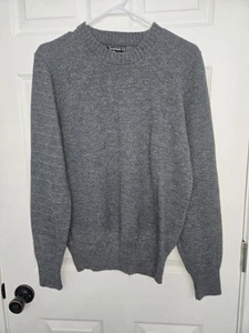 Scottish Isle grauer Pullover Herren Größe Large 100 % Wolle - Bild 1 von 5