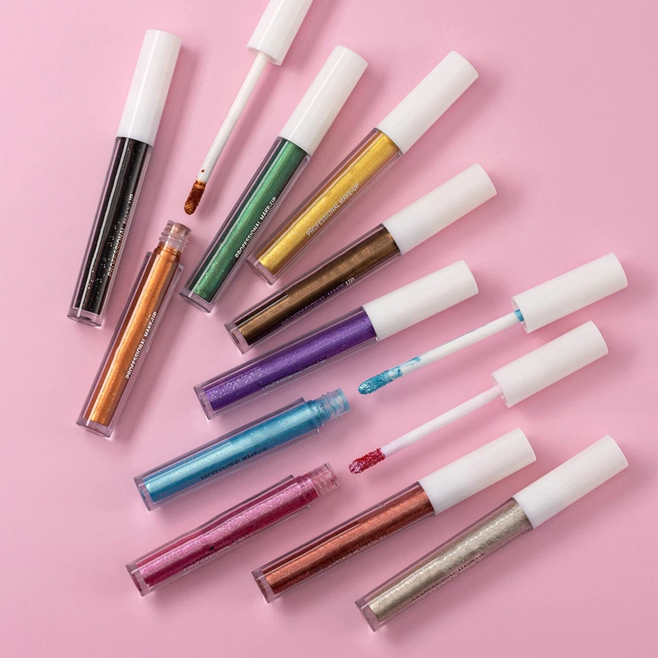 Mujeres 1 Pieza Brillo Brillo Sombra de Ojos Halloween Brillo Metálico Moda Maquillaje de Ojos Foto 1 de 4