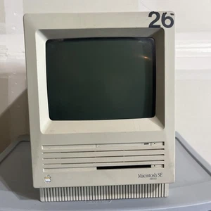 Vintage 1988 Apple Macintosh SE SuperDrive M5001 Runs Parts Only - Afbeelding 1 van 4