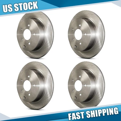 For 1980 1981 1982 1983 1984 - 1991 Chevrolet B60 4pcs Front & Rear Brake Rotors - Image 1 of 3