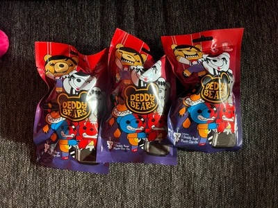 Innov8 Academy - 3x Deddy Bear Mini Peluche Bolsa Ciega Clip - En SERIE 4 SIN ABRIR Foto 1 de 3