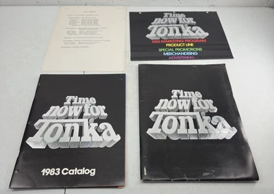 Tonka 1983 Toy Catalog Dealer Folder Product Line Fall Guy Clutch Poppers Tiny - Image 1 of 4