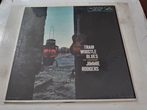 The Legendary Jimmie Rodgers – Train Whistle Blues VG++ 1970s Reissue RCA Record - Picture 1 of 4