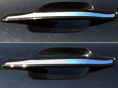 Manija de puerta pulida ajuste para Lincoln Aviator 2020-2023 [4 piezas] Foto 1 de 3