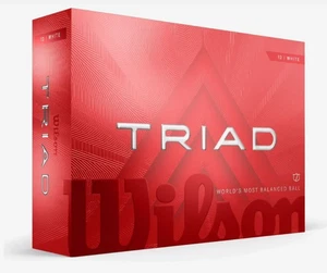 BRAND NEW Second Generation! Wilson TRIAD 2025 Golf Balls 3 x doz. (36 balls) - Picture 1 of 3