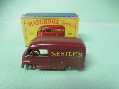 MATCHBOX NO.69 NESTLE'S VAN IN BOX - Image 1 of 4