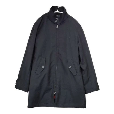 FRED PERRY Harrington Mac Winter Coat F2475 Check Lining coat Navy 5-1027T∞ - Image 1 of 4