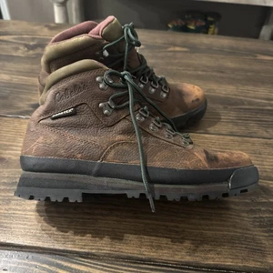 CABELAS Women’s Hiking Boots Brown Leather Size 8.5 EE - Picture 1 of 5