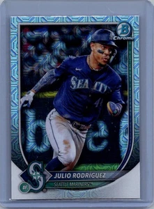 2025 Bowman #79 Julio Rodríguez Chrome Mojo Refractor - Picture 1 of 2