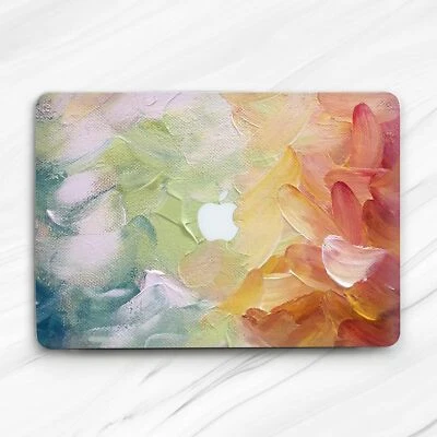 Colorful Oil Rainbow Painting Hard Case For Macbook Air 13 Pro 16 13 14 15 - Image 1 of 4