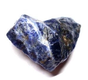 Piedra preciosa en bruto 270 mina de tierra de sodalita azul sin tratar natural certificada 270. - Imagen 1 de 7