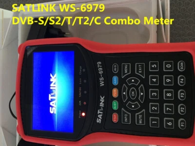 SATLINK WS-6979 DVB S/S2/T/T2/C H.264/H.265 Handheld COMBO Meter Signal Finder - Image 1 of 4