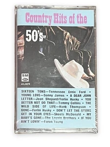 COUNTRY HITS OF THE 50'S Cassette Tape 1986 Various Artists NEW - Picture 1 of 2