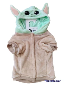 Star Wars Mandalorian The Child Dog Hoodie Polyester NWT Large - Picture 1 of 3