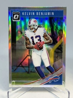 2018 Donruss Optic Kelvin Benjamin Holo Silver Prizm #14 - Image 1 of 2