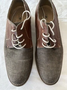 Herren Größe 8 1/2 Medium Joseph ABBOUD elegante Freizeitschuhe, Leder und Canvas - Bild 1 von 4