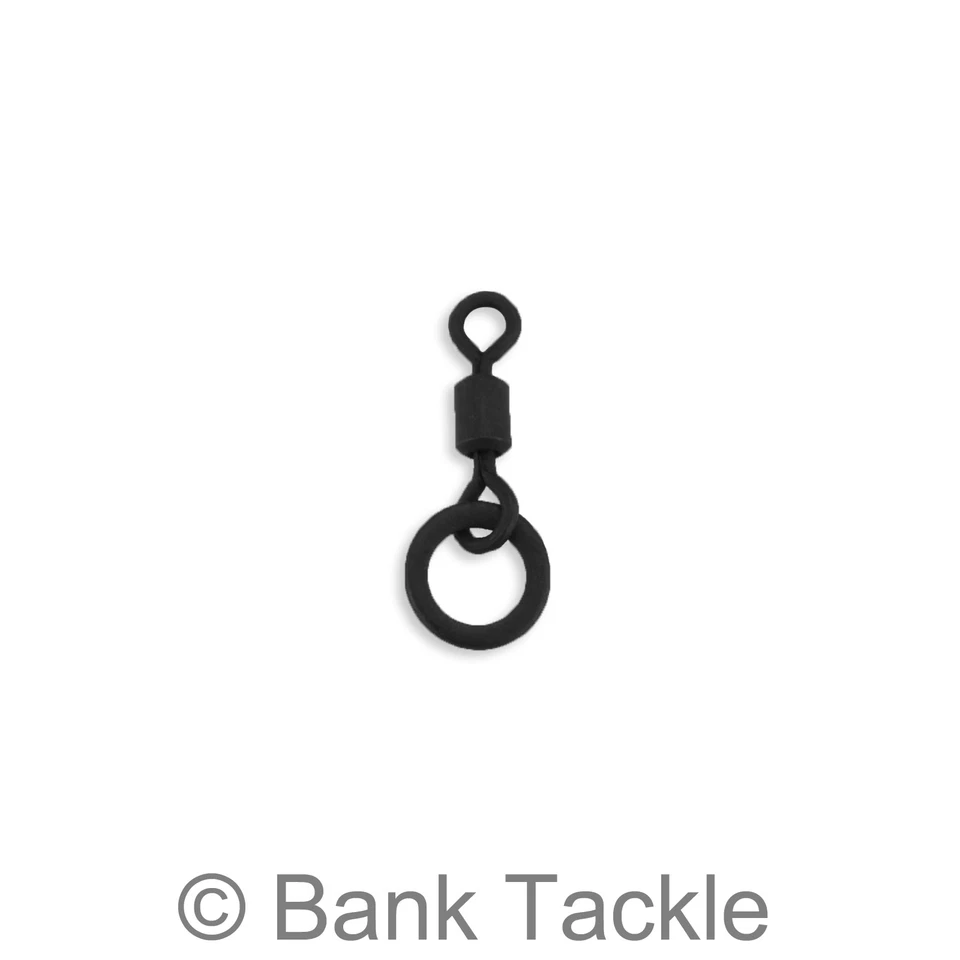 BANK TACKLE Micro Hook drehbar Größe 22 Flexi Ring Karpfen Angeln Tackle Mini Rig drehbar (SFM)