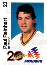 1989-90 Vancouver Canucks Mohawk #15 Paul Reinhart