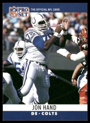 1990 Pro Set #132 Jon Hand - Image 1 of 2