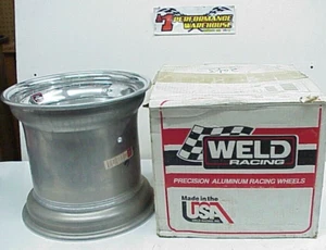 1 NEW Weld Racing Wide 5 HS Polished Wheel 3" Offset #571-5413 Late Model WDR1 - Picture 1 of 7